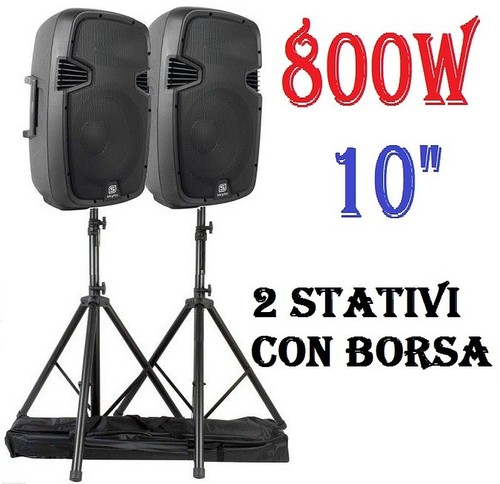 Coppia casse amplificate - coppia,